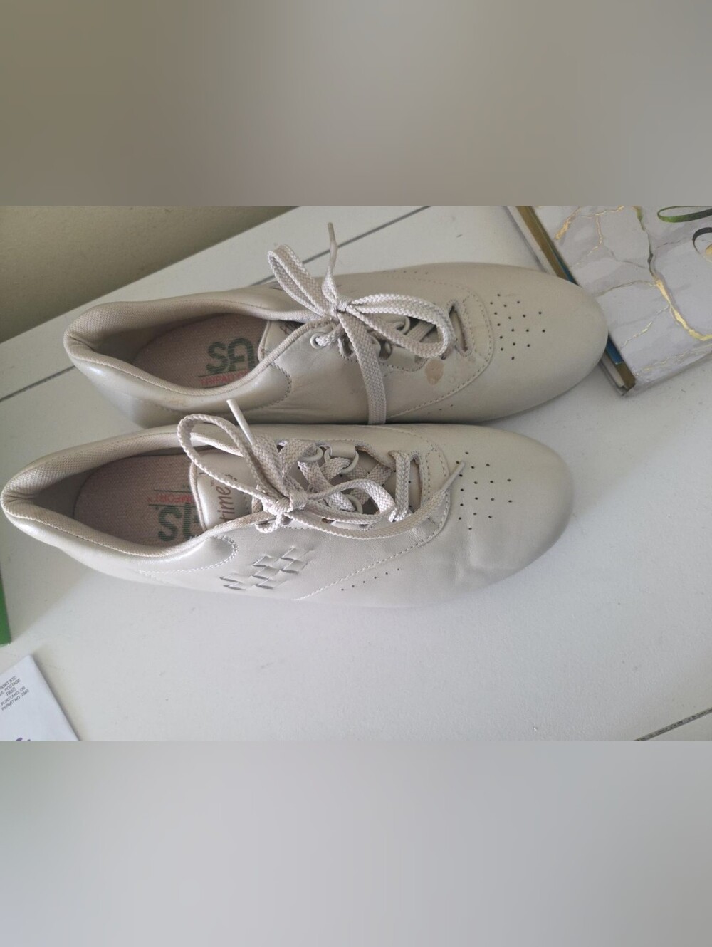 SAS Free Time Walking Shoe In Bone Color - Picture 4 of 11